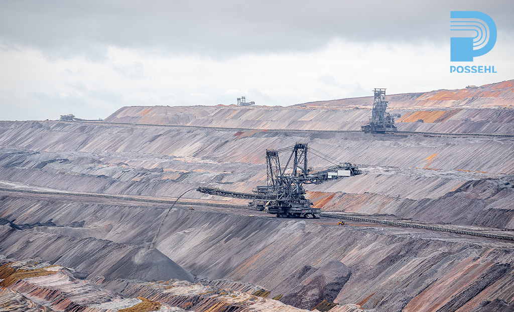 minas con maquinaria